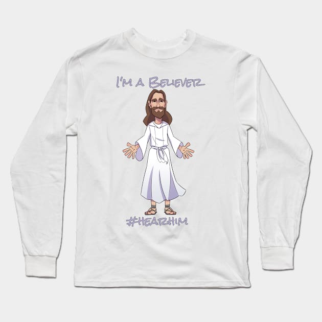 Jesus children designs Long Sleeve T-Shirt by WithCharity